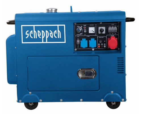 Генератор дизельный Scheppach SG5200D 5кВт/230В/380